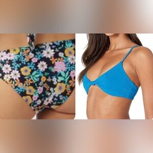 O'Neill TATUM ALAMITOS bottom SIZE XL & Saltwater solids knot top size XL 👙 NWT